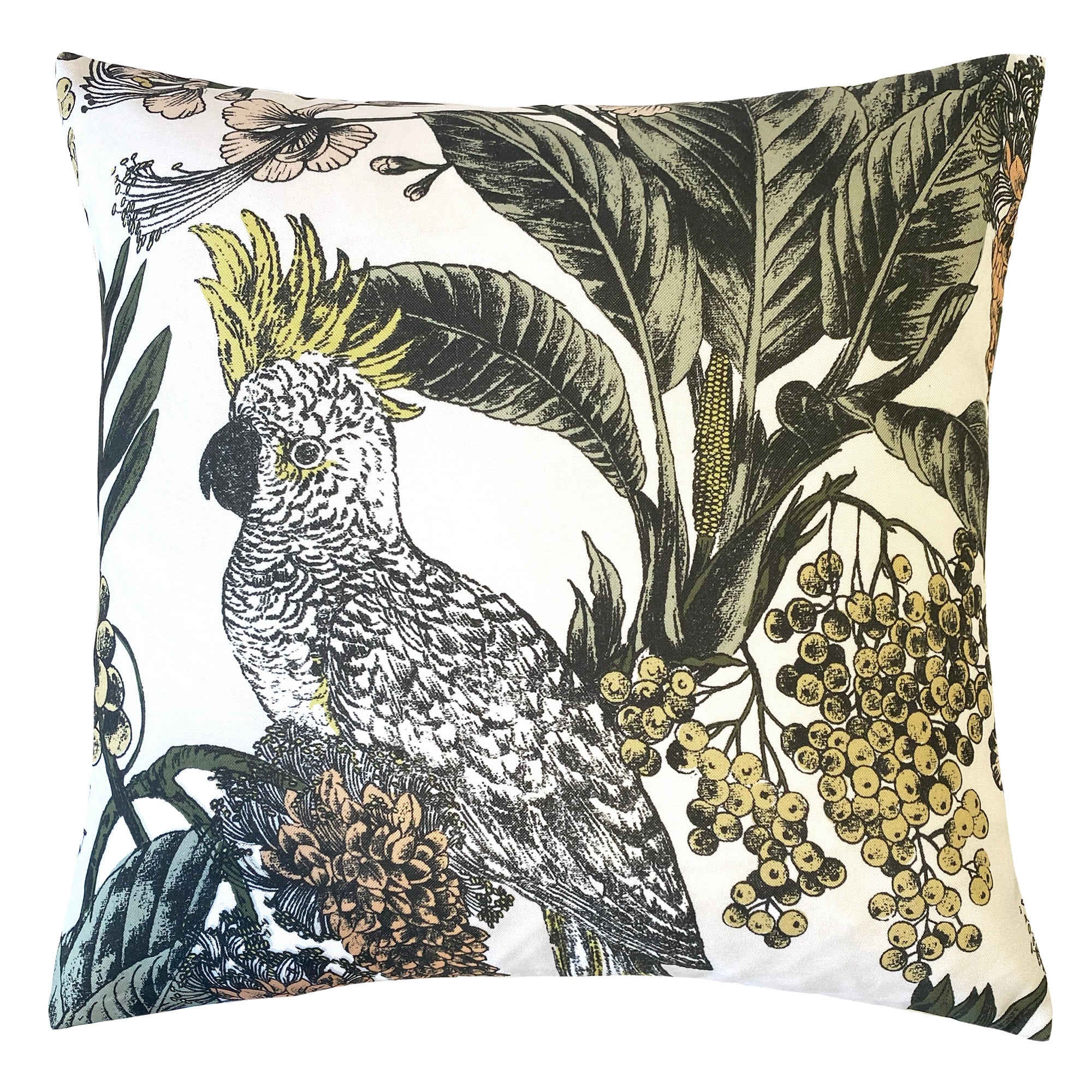 Cockatoo 50x50cm Outdoor Cushion