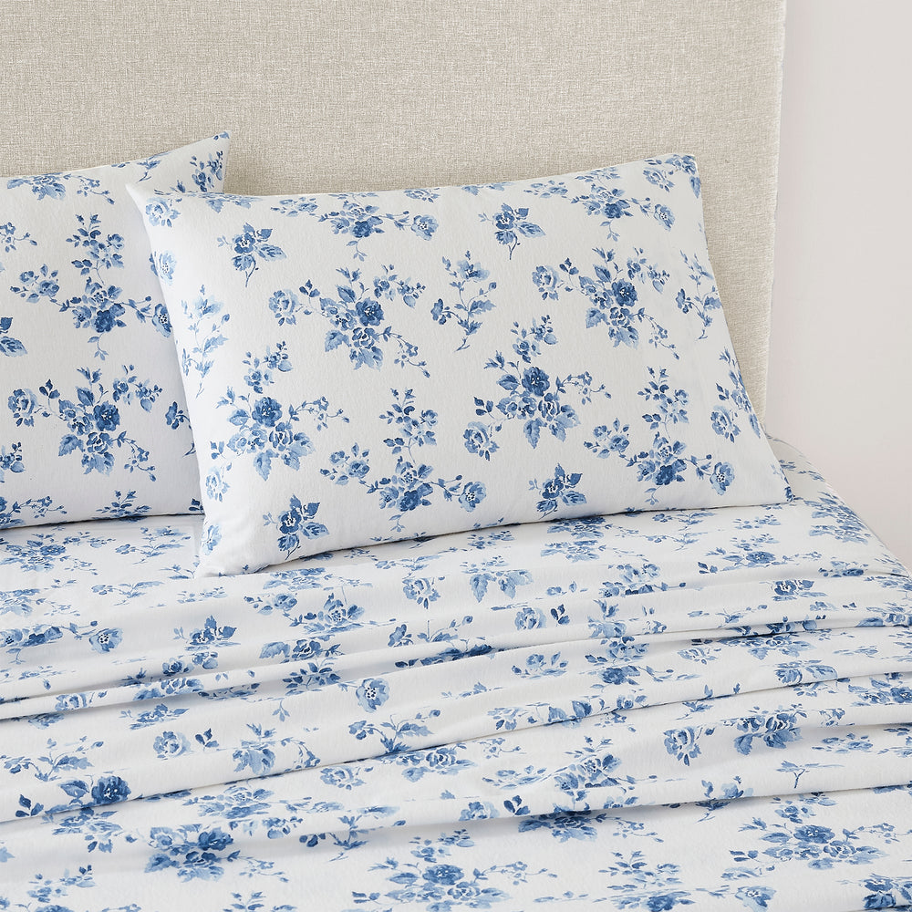 China Rose Stripe Sheet Set