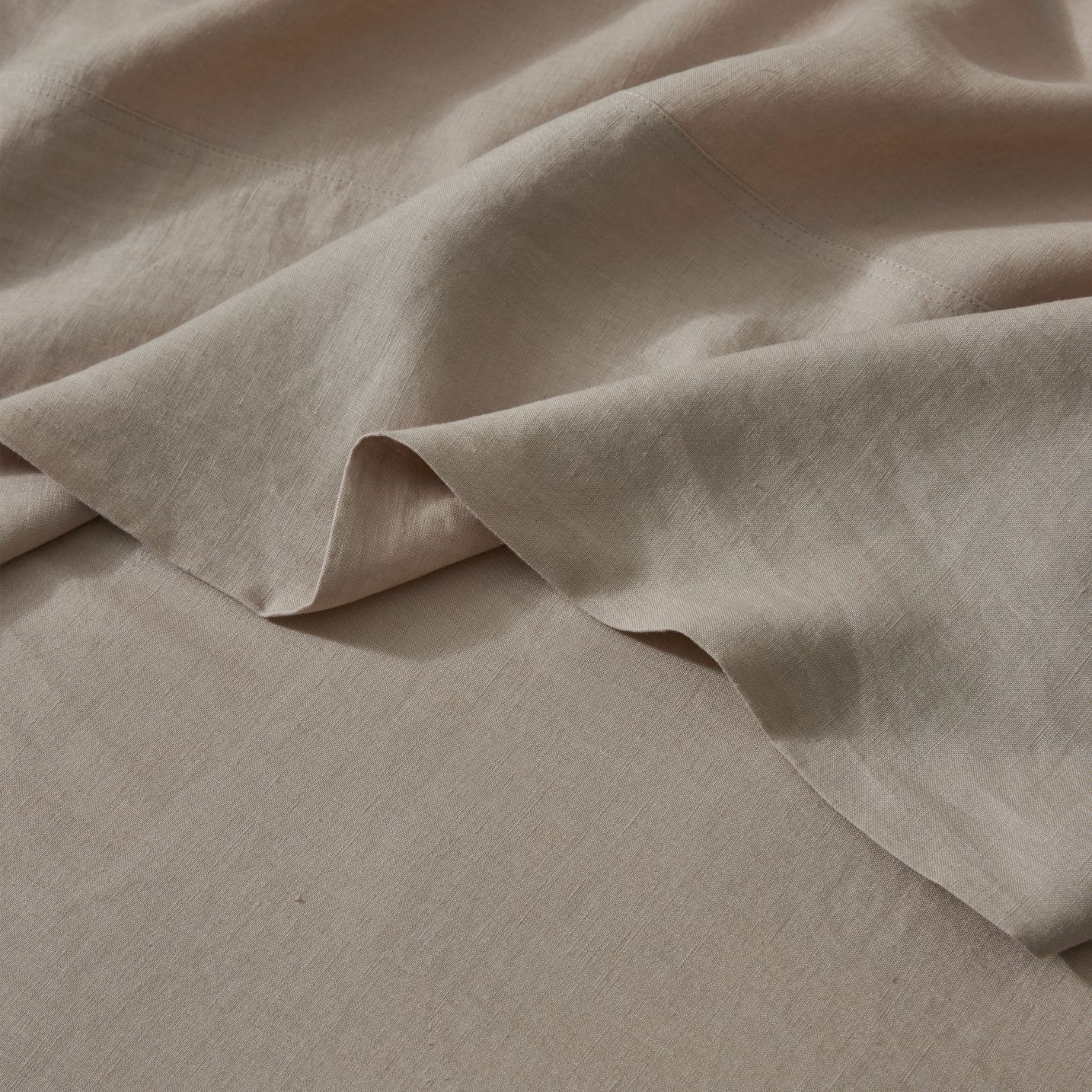 Double Bed Ravello Linen Flat Sheet