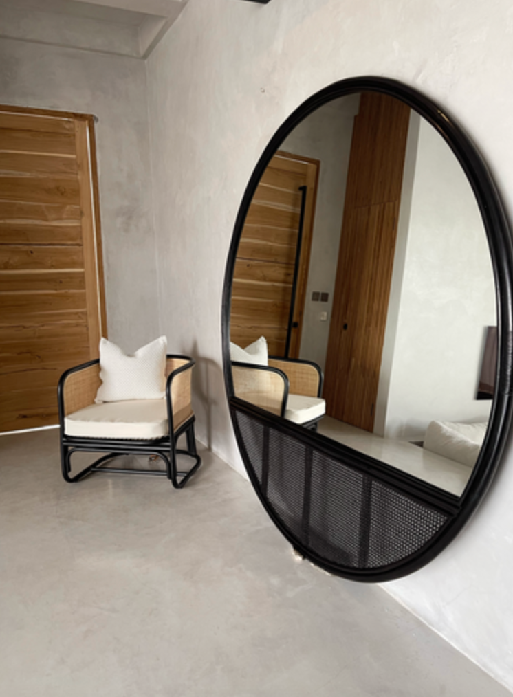 Bonnie | Extra Large Mirror Feature Rattan