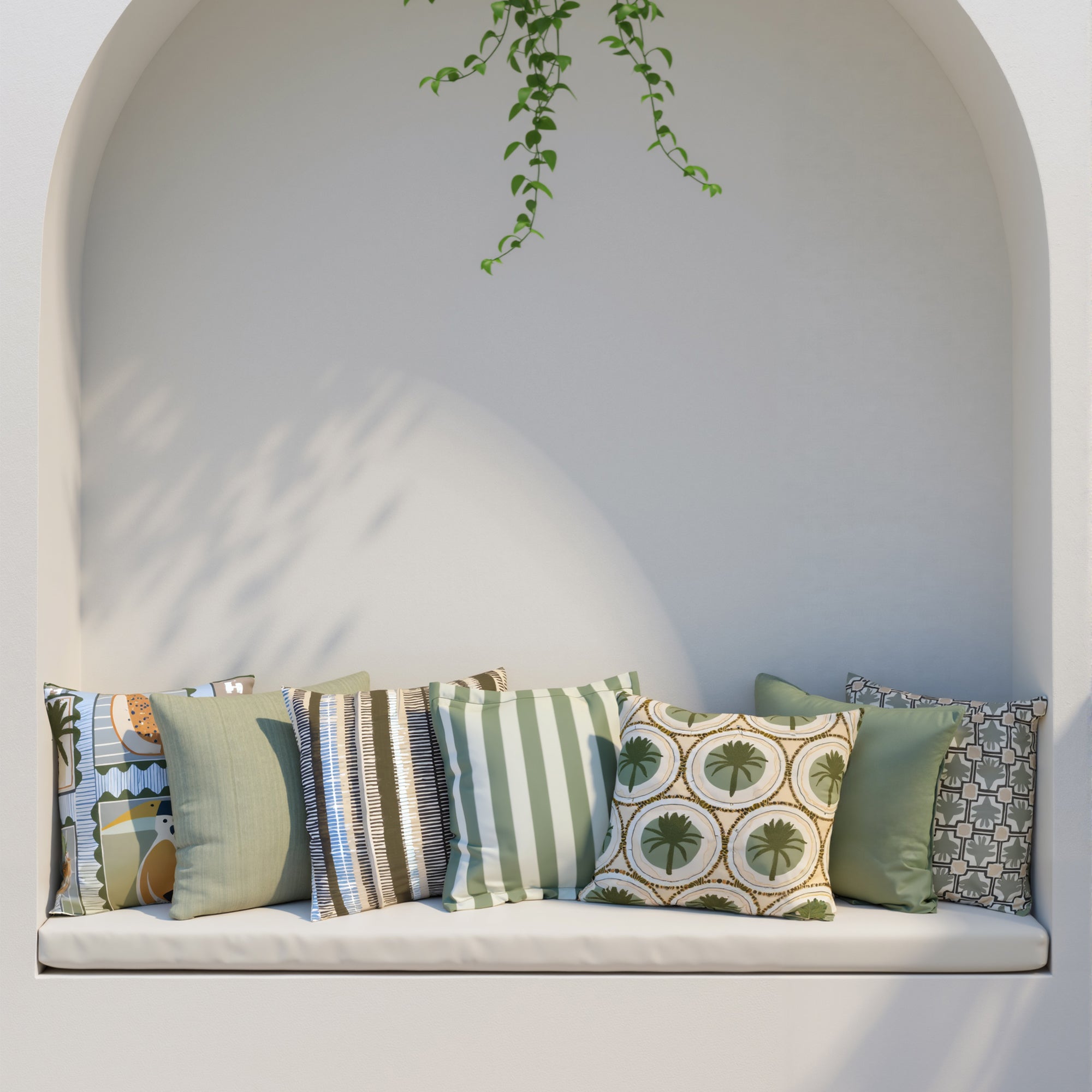 Stripe Torquay 50x50cm Outdoor Cushion