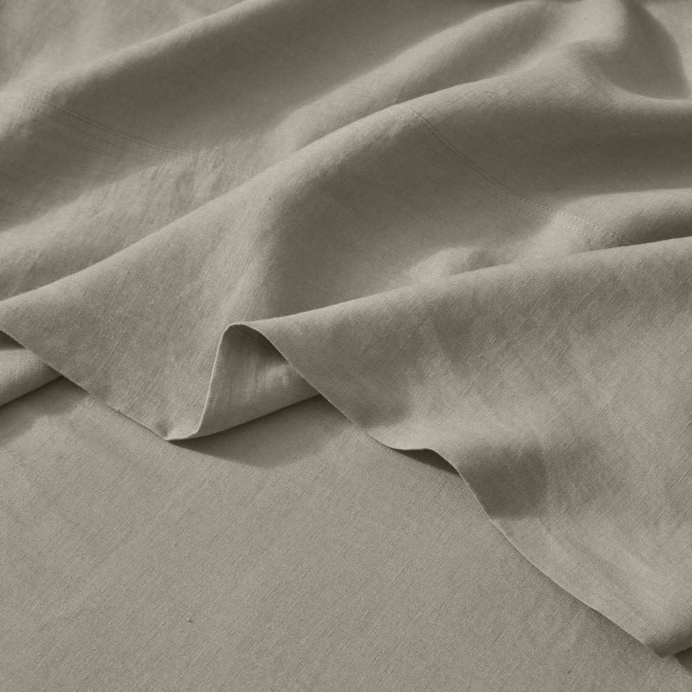 Double Bed Ravello Linen Flat Sheet